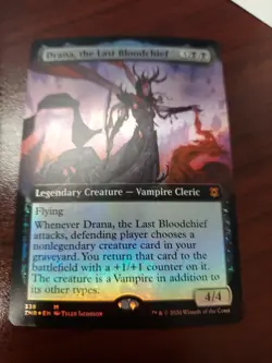 Drana, the Last Bloodchief (Extended Art) Zendikar Rising Foil - Image 1