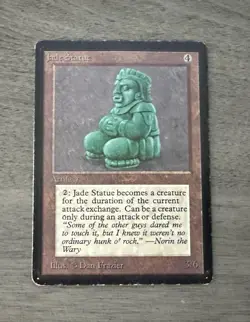 MTG Beta Jade Statue - MP - Image 1
