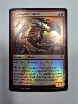 Bonesplitter Sliver Time Spiral Remastered Foil - Image 1