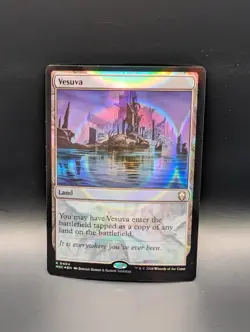 MTG - Vesuva - RIPPLE FOIL - Land - M3C #404 - Rare - Image 1