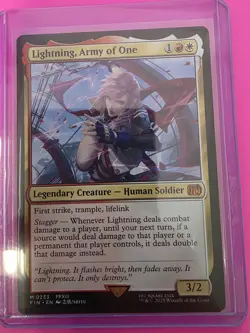 Lightning, Army of One #0233 MTG FIN Regular Final Fantasy Near Mint - Image 1