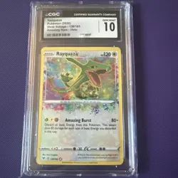 Rayquaza Amazing Rare 138/185 Vivid Voltage – CGC 10 Gem Mint Pokemon TCG - Image 1