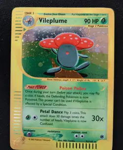 Pokemon TCG-2002 Expedition Base Set-Vileplume Holo-31/165-M/NM-e-Reader🔥🔥 - Image 4