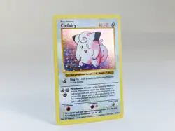 POKEMON ++ CLEFAIRY ++ 5/102 1999 Wizards HOLO RARE GOOD TCG M18 - Image 2