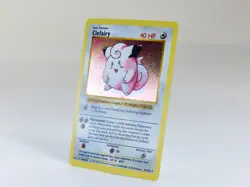 POKEMON ++ CLEFAIRY ++ 5/102 1999 Wizards HOLO RARE GOOD TCG M18 - Image 3