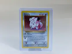 POKEMON ++ CLEFAIRY ++ 5/102 1999 Wizards HOLO RARE GOOD TCG M18 - Image 4