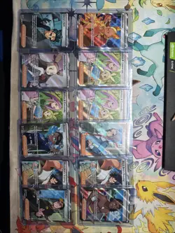 Pokemon 12 Card Full Art Trainer Lot Anthems Jasmine’s Gaze Ascended Heroes - Image 1
