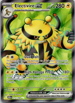 Electivire ex 212/182 Destined Rivals Pokemon Near Mint - Image 1