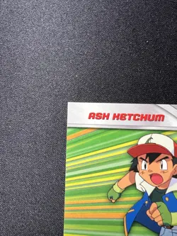 Ash Ketchum (HV1) Pokemon 2000 Topps TV Animation Edition Non Holo LP Blue Label - Image 2