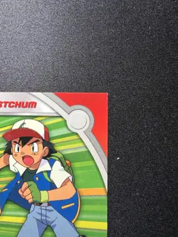 Ash Ketchum (HV1) Pokemon 2000 Topps TV Animation Edition Non Holo LP Blue Label - Image 3