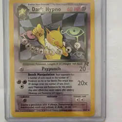 Pokemon Dark Hypno Team Rocket 9/82 Rare Stage 1 Unlimited English 2000 - Image 1