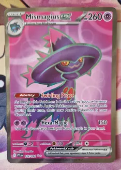 Mismagius ex 112/094 Me02: Phantasmal Flames Holo NM/MINT full art Pokemon TCG - Image 1