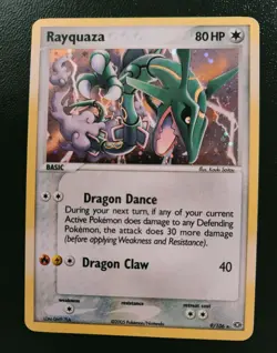 2005 Pokemon TCG Rayquaza-Emerald Series-# 9/106-Reverse Holo-NM - Image 1