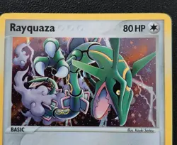 2005 Pokemon TCG Rayquaza-Emerald Series-# 9/106-Reverse Holo-NM - Image 2