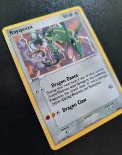 2005 Pokemon TCG Rayquaza-Emerald Series-# 9/106-Reverse Holo-NM - Image 3