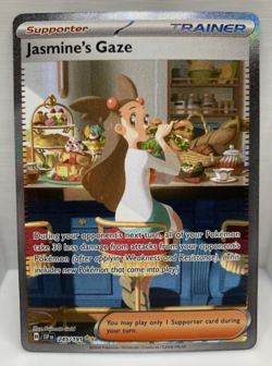 Pokemon TCG Jasmine's Gaze Full Art Holo Trainer Surging Sparks #245/191 - Image 1