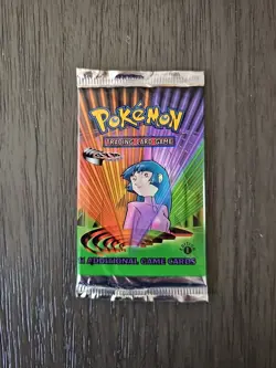 Pokemon TCG Gym Challenge 1st Edition Booster Pack Sabrina Art WOTC 2000 Sealed 742818062244 - Image 1
