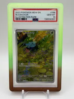 Sequential Pokemon Mew Illustration Rare PSA 10 Lot Bulbasaur Ivysaur Venusaur - Image 3