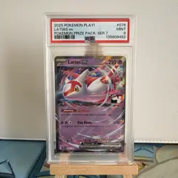 Pokemon TCG Latias Ex 076/191 Prize Stamp Series 7 Ultra Rare PSA 9 - Image 1