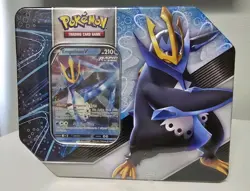 Pokemon TCG Empoleon V Strikers Factory Sealed 5-Pack Tin - Image 1