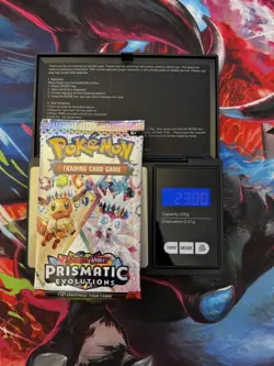 Pokemon TCG: Prismatic Evolutions HEAVY Booster Pack (23.00g) New & Sealed #9 - Image 1