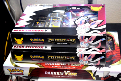 (2)Pokemon TCG Dark Sylveon V Celebrations Boxes PLUS (1) DARKRAI S V Star Box! - Image 1