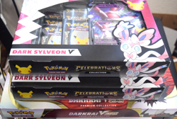 (2)Pokemon TCG Dark Sylveon V Celebrations Boxes PLUS (1) DARKRAI S V Star Box! - Image 2