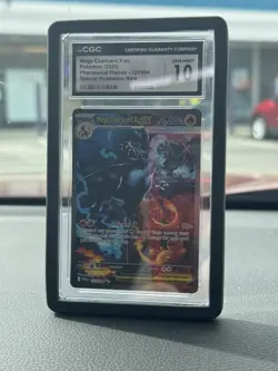 Pokemon TCG Mega Charizard X ex 125/094 Phantasmal Flames SIR Holo CGC 10 360 HP - Image 1