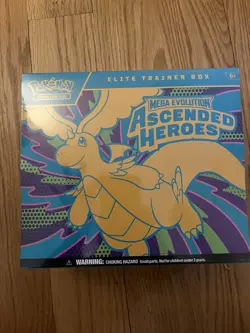 Pokemon Elite Trainer Box Mega Evolution Ascended Heroes Dragonite Zekrom - Image 1