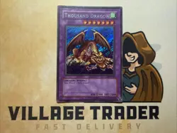 MRD-143 Thousand Dragon Secret Rare Yugioh Card NM - Image 1