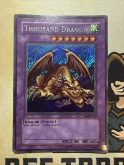 MRD-143 Thousand Dragon Secret Rare Yugioh Card NM - Image 2