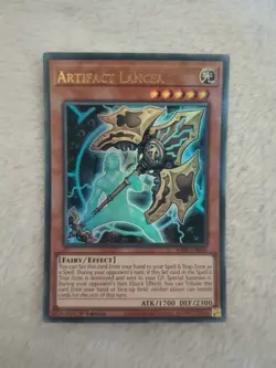 Yugioh Artifact Lancea RA01-EN006 Ultra Rare 1st Edition - Image 1