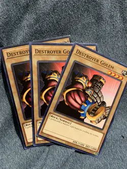 X3 Yugioh Destroyer Golem Common MRD-en040 25th Anniversary X3 - Image 1