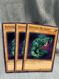 X3 Yugioh Hitotsu-Me Giant Common LOB 25th Anniversary Nm X3 - Image 1