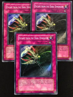 Yugioh Escape from The Dark Dimension PTDN-EN072 Super x3 (MP) - Image 1