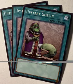 x3 Upstart Goblin - L26D-ENS07 - Common - 1st Edition Yu-Gi-Oh! M/NM Playset - Image 1