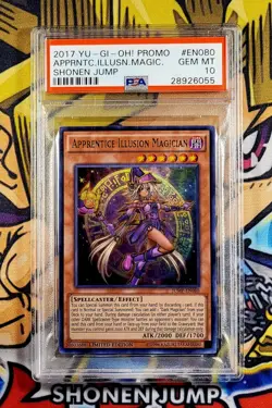 Yu-Gi-Oh! APPRENTICE ILLUSION MAGICIAN Shonen JUMP-EN080 PSA 10 Ultra GEM MINT - Image 1