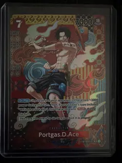 2024 ONE PIECE OP08 ENGLISH PORTGAS D. ACE SPECIAL ALTERNATE ART - Image 1