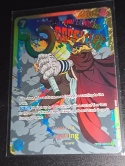 One Piece TCG Pillars of Strength OP03-122 SEC SOGEKING Secret Rare - Image 1