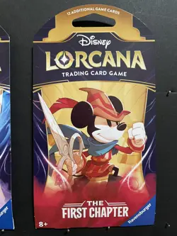 Disney Lorcana First Chapter 3X Sleeved Blister Packs ALL ART SET Sealed - Image 4