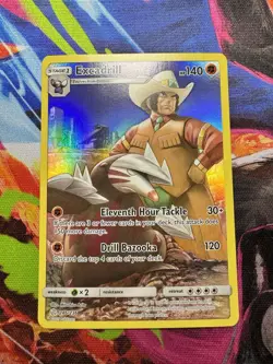 2019 Pokemon Sun & Moon Cosmic Eclipse Excadrill #246/236 Mint - Near Mint Card - Image 4