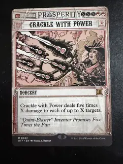 MTG - NM - Crackle with Power - OTJ : Breaking News - Image 1
