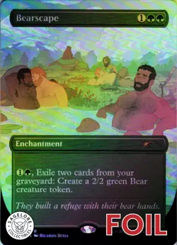 Bearscape - Secret Lair Pride Across the Multiverse - 1008 - NM Foil - Image 1