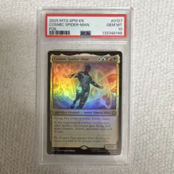 Magic: The Gathering Cosmic Spider-Man Marvel's Spider-Man Mythic Foil PSA 10 #… - Image 1