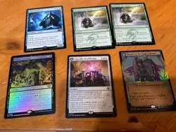 6x mtg mix lot rare mythic foils #32 - Image 1