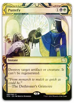 Putrefy #63 (Foil) (NM) Strixhaven STA Magic MTG - Image 1