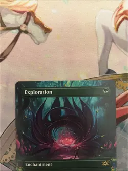 1x Exploration - Foil - Borderless NM-Mint, English Double Masters MTG Magic - Image 2