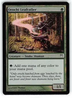 Orochi Leafcaller *FOIL Common* Magic MtG x1 Champions of Kamigawa SP - Image 1