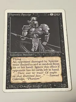 MTG - Hypnotic Specter - Revised Edition - Moderately Played - Image 1