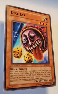 Yu-Gi-Oh! Dice Jar PGD-027 Pharaonic Guardian 1st Edition Vintage 2003 Near Mint - Image 2